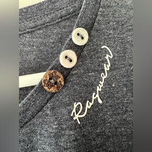 Navy Ragwear Melange Long Sleeve Top size XL​